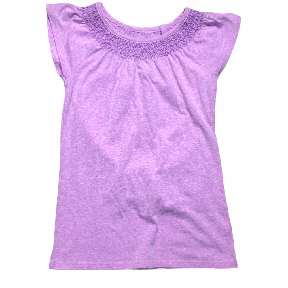 Circo Heather Purple  Stitch Neckline Top - SZ L